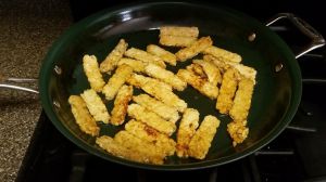 cooking tempeh